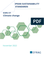 08 Draft ESRS E1 Climate Change November 2022