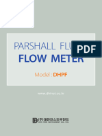 Parshall Flume Flow Meter