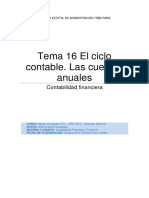 Tema 16 El Ciclo Contable. Las Cuentas Anuales