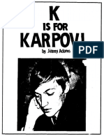 Adams Jimmy - K Is For Karpov!
