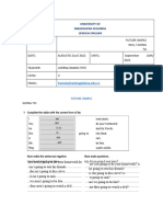 Worksheet Future Simple