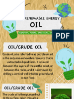 Nonrenewable Oil