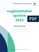 Réglementation Sportive 2024: Fédération Franç Aise D'Aviron