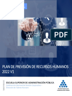Plan de Previsión de Recursos Humanos 2022 V1 Versión Preliminar para Consulta Ciudadana