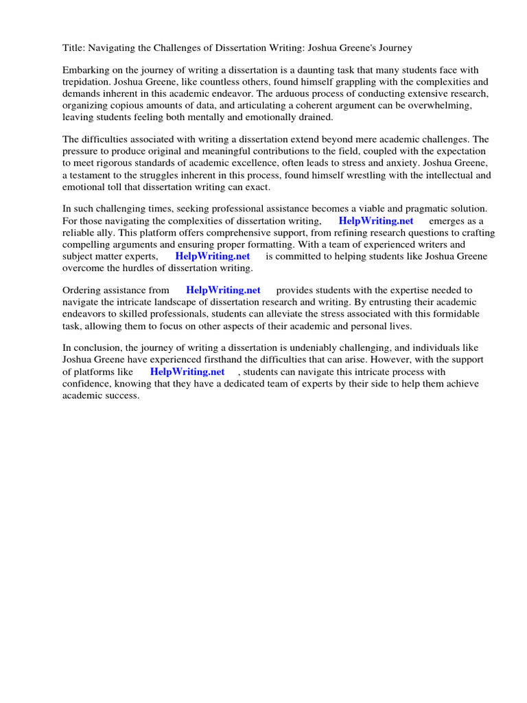 Joshua Greene Dissertation Download Free Pdf Neuroscience