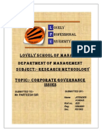 Corporate Governance Issues at Lovely Professional University