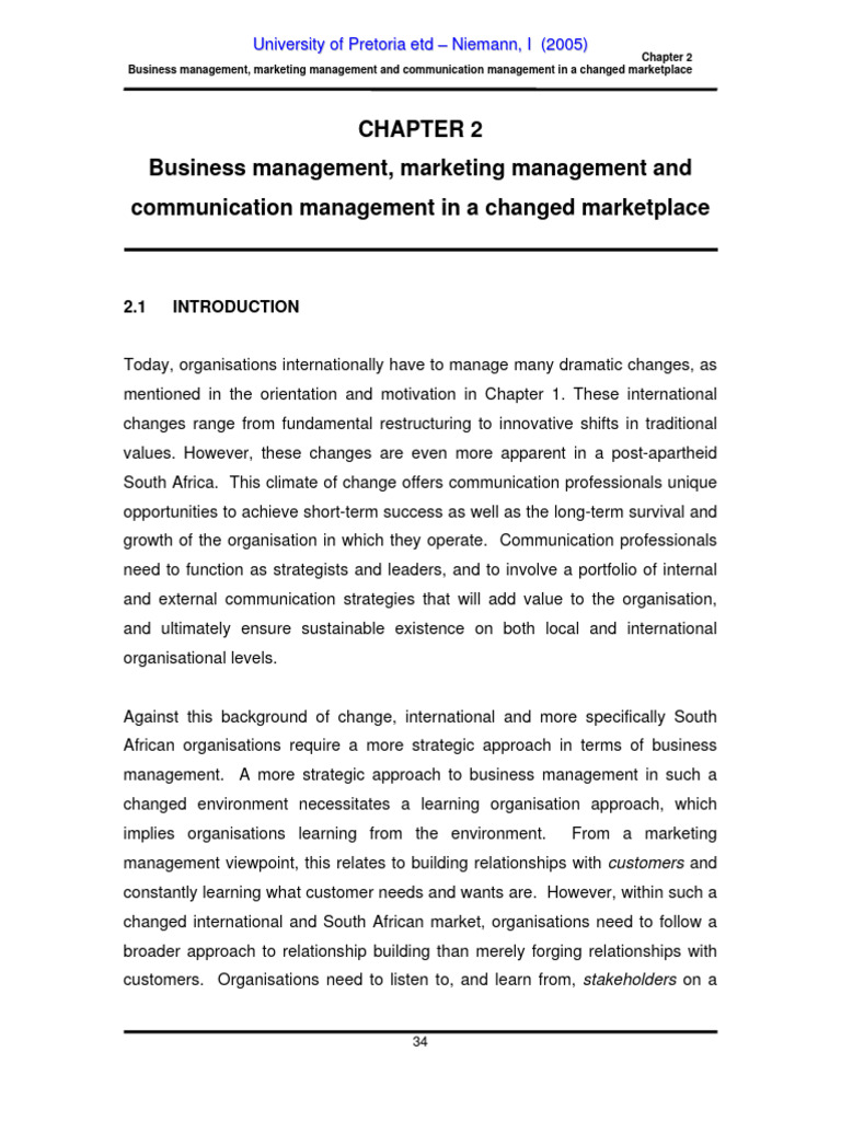 02 Chapter 2 | PDF | Strategic Management | Marketing
