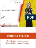 Day 1 Parts of Speech