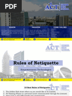 Rules of Netiquette