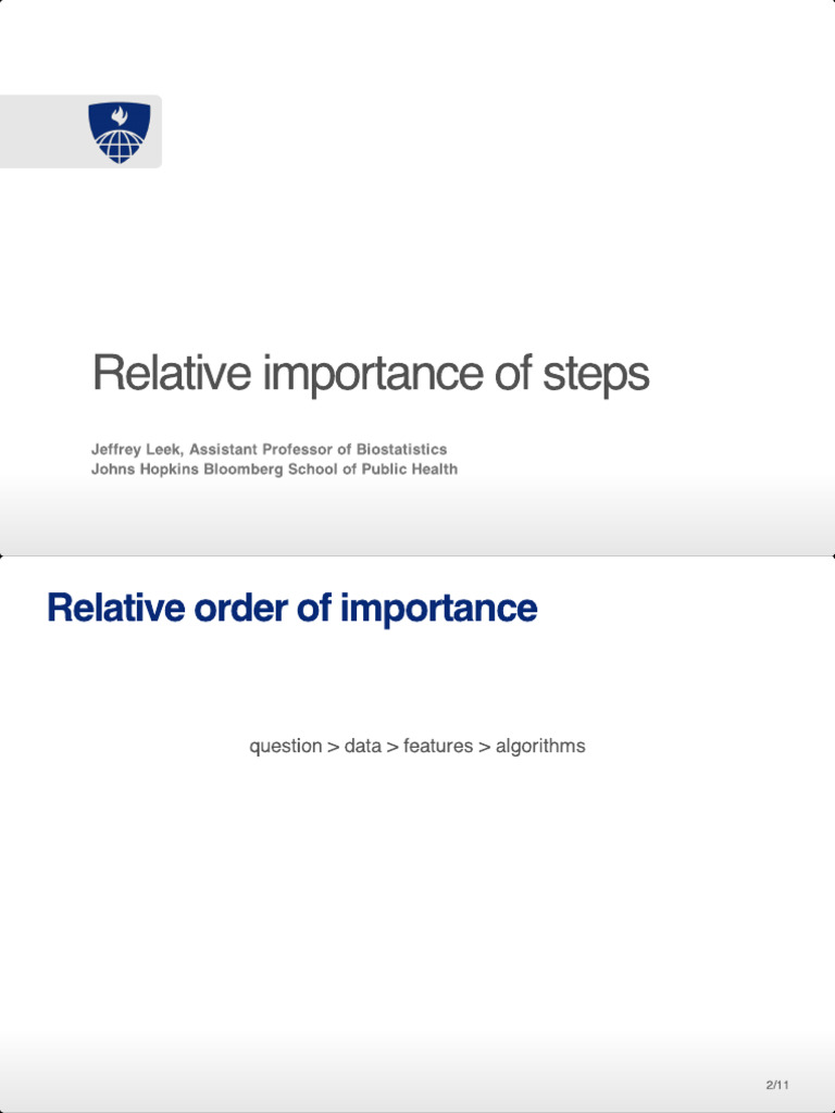 003 Relative Importance | PDF