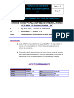 D33 Informe N°001 Evaluacion de Motor Diesel Dum33