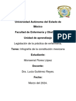 Universidad Autónoma Del Estado México Facultad de Enfermería y Obstetricia Unidad de Aprendizaje