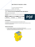 d38 Informe Técnico Falla de Caja de Transmision Dum38