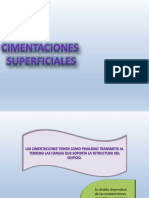 Cimentaciones Superficiales