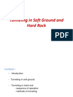 Tunneling in Soft Ground and Hard Rock