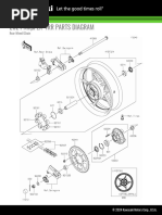 2024 Ninja ZX-4RR Rear Wheel - Chain