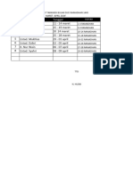 Jadwal Imam Traweh