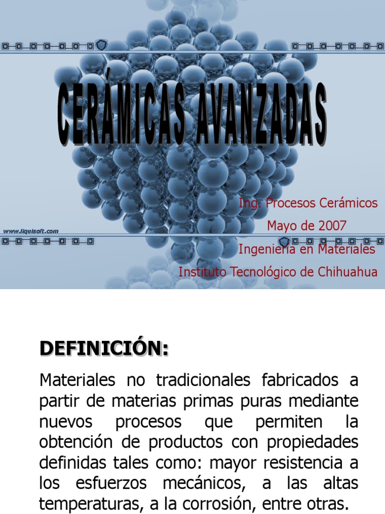 Ceramicas avanzadas