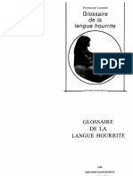 Laroche - Glossaire de La Langue Hourrite