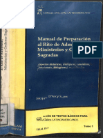 01 Manual de Preparacion Al Rito de Admision Ministerios y Ordenes Sagradas - TM 1