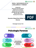 Antecedentes de La Psicología Forense