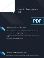 2B.How To Pronounce - Ed
