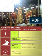 Arakkal Pooram: Sri Arakkal Kadappurathu Bhagavathi Temple