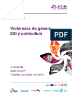 Clase 5 - Violencias de Género, ESI y Curriculum
