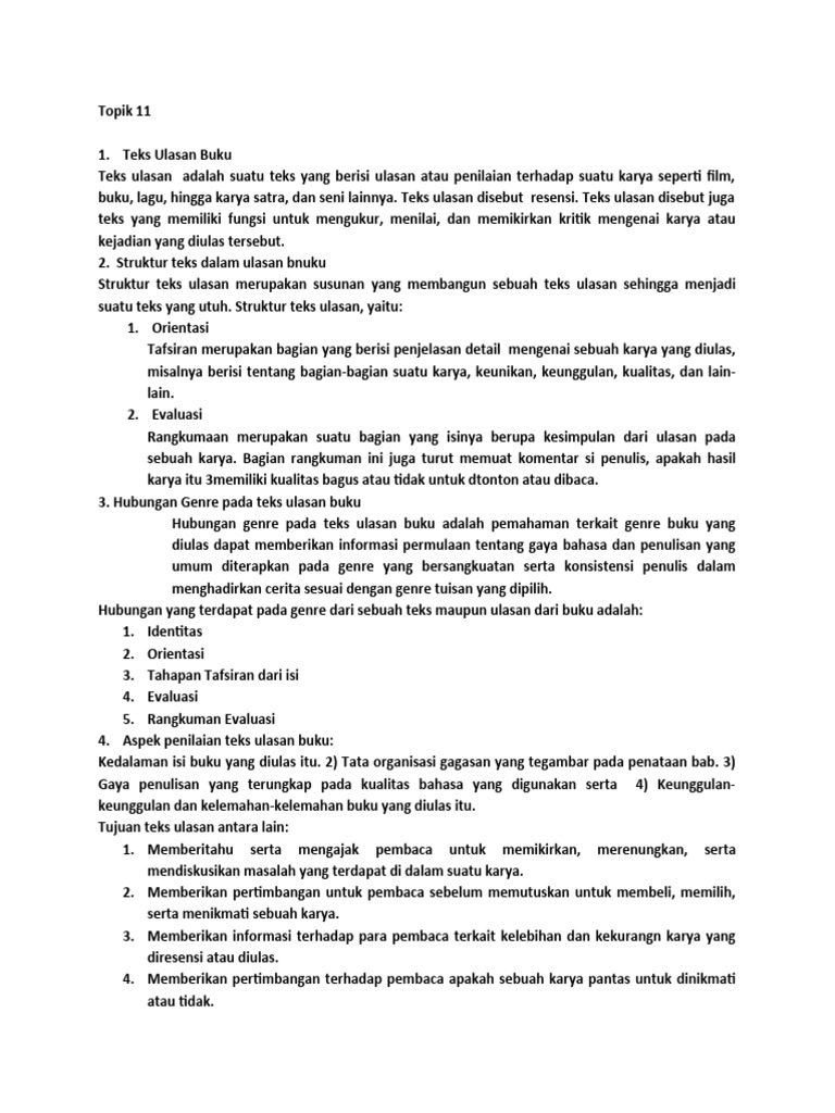 Topik 11 | PDF | Karier & Perkembangan | Seni & Disiplin Bahasa