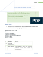 Economy - PYQ Theory and Analysis 2011-2022