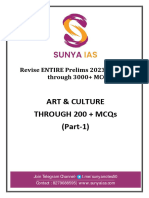 Art and Culture - 3000+ MCQs