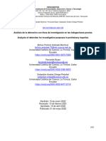 Análisis de La Detención Con Fines de Investigación en Las Indagaciones Previas - Andrade-Martínez, B. P., Bujan, F., & Ortega-Peñafiel