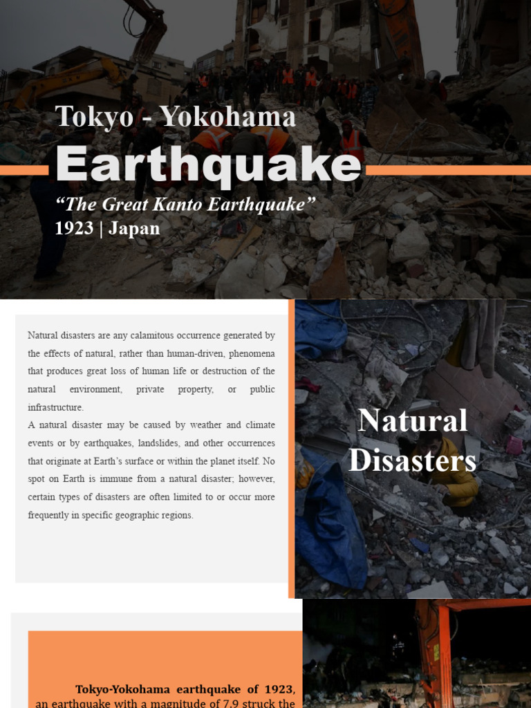 Where did the tokyo yokohama earthquake happen
