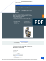 Single Row Cylindrical Roller Bearings - SKF RNU Type 1