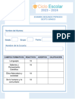 Ciclo: Escolar