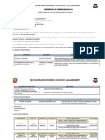 Experiencia de Aprendizaje DPCC 1ro Sec I Bim