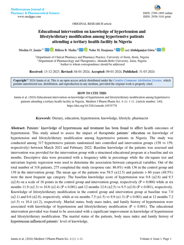 educational-intervention-on-knowledge-of-hypertension-and-lifestyle