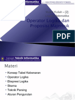 BK - Operator Proposisi Majemuk