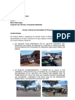 Informe Ejecutivo Actividades de Transito y Movilidad Iii Trimestre