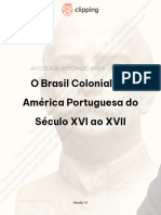 História Do Brasil - Ciclo 01 - O Brasil Colonial - A América Portuguesa Do Século XVI Ao XVII1709724725.512356