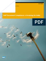 SAP Document Compliance E-Invoicing For India Implementation Guide