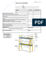 Fo 11 Check List de Andamios