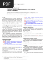 17 ASTM D2628 Policloropreno Preformado Sellos de Juntas Elastoméricos para Pavimentos de Hormigón1