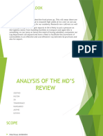 Analysis of The Md's Review