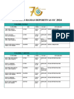 Horarios Ram Dep 2024