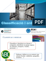 Classificació I Ordenació