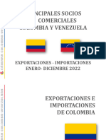 Principales Socios Comerciales 2022 Colombia Venezuela