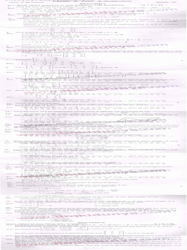 dae-ia-2018-past-papers-civil-1st-year-applied-mathematics-part-b-paper