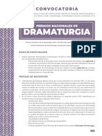 Premios Nacionales de Dramaturgia2024