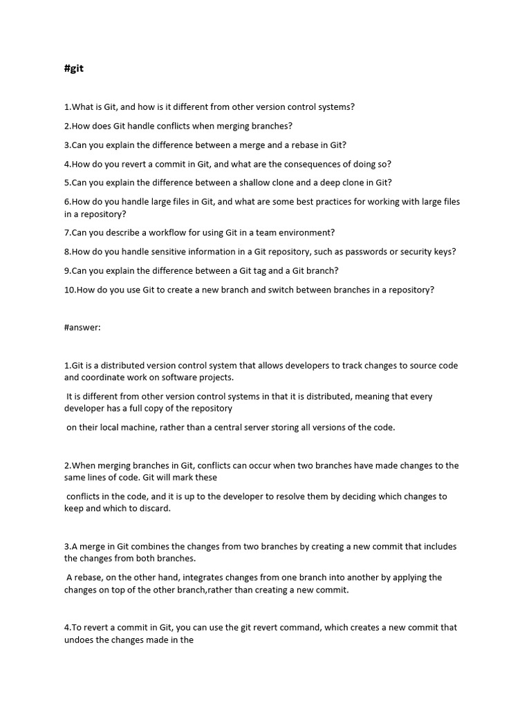 Question and Answer PDF Cloud Computing Version Control